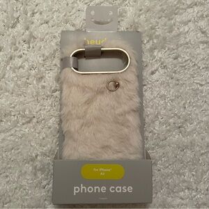 Alpine iPhone Air heyday Cream Faux Fur Phone Case Brand New